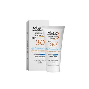 کرم ضدآفتاب بی رنگ ویتابلا spf30  مدل 02 مناسب انواع پوست حجم 40 میلی لیتر